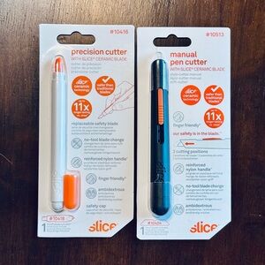 Slice Precision Cutter and Manual Pen Cutter Set W/Ceramic Blades